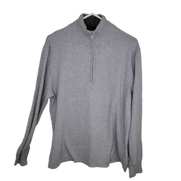 The North Face wool blend mock neck men's pullover medium - Picture 1 of 7